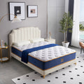 Queen 12 Inch Hybrid Mattress in a Box Medium-Firm Mattress with Cooling Gel Memory Foam for Pressure Relief