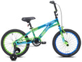 18" Glitch Boy's BMX Bike, Blue/Green