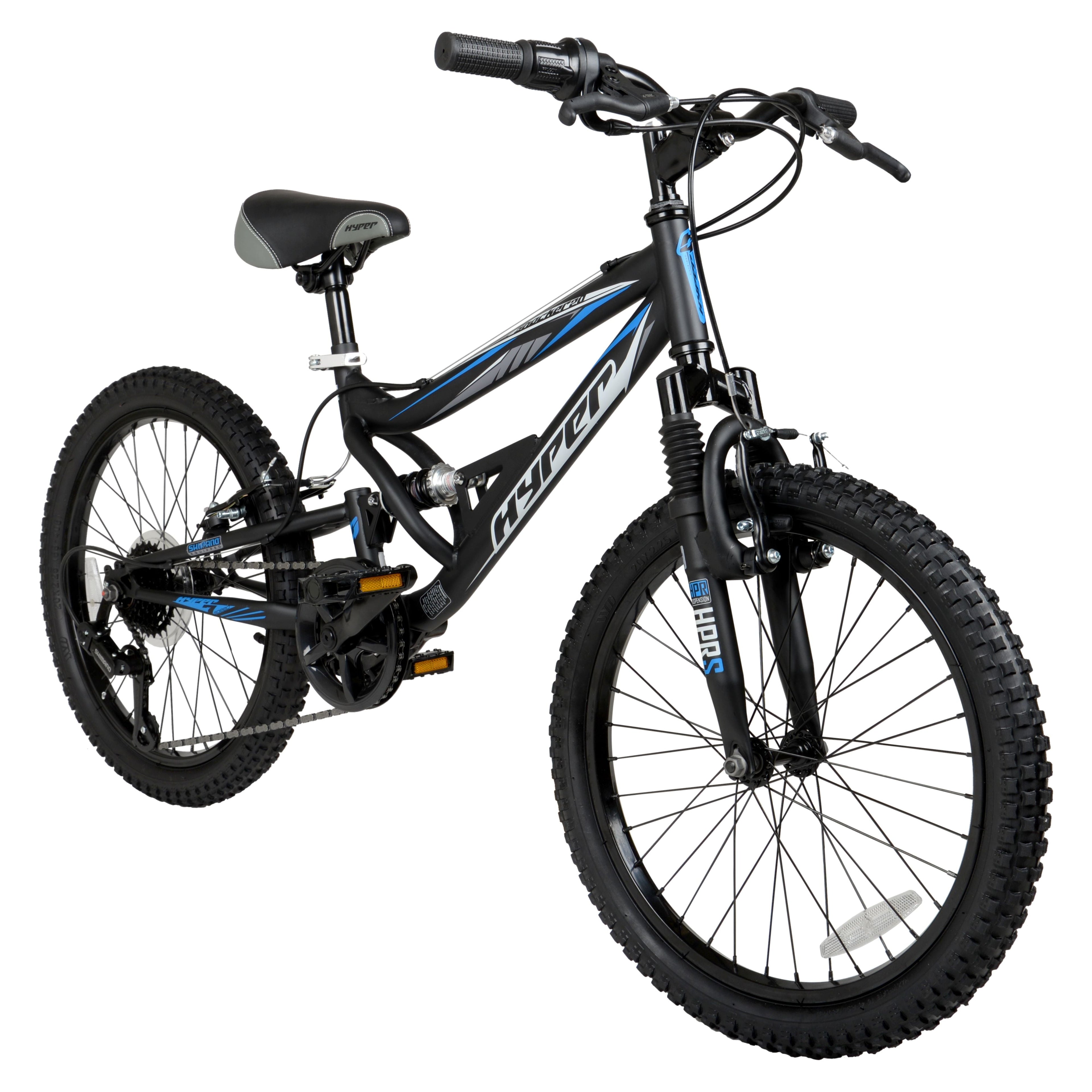 Bicycles 20" Boys Shocker Mountain Bike, Kids, Black