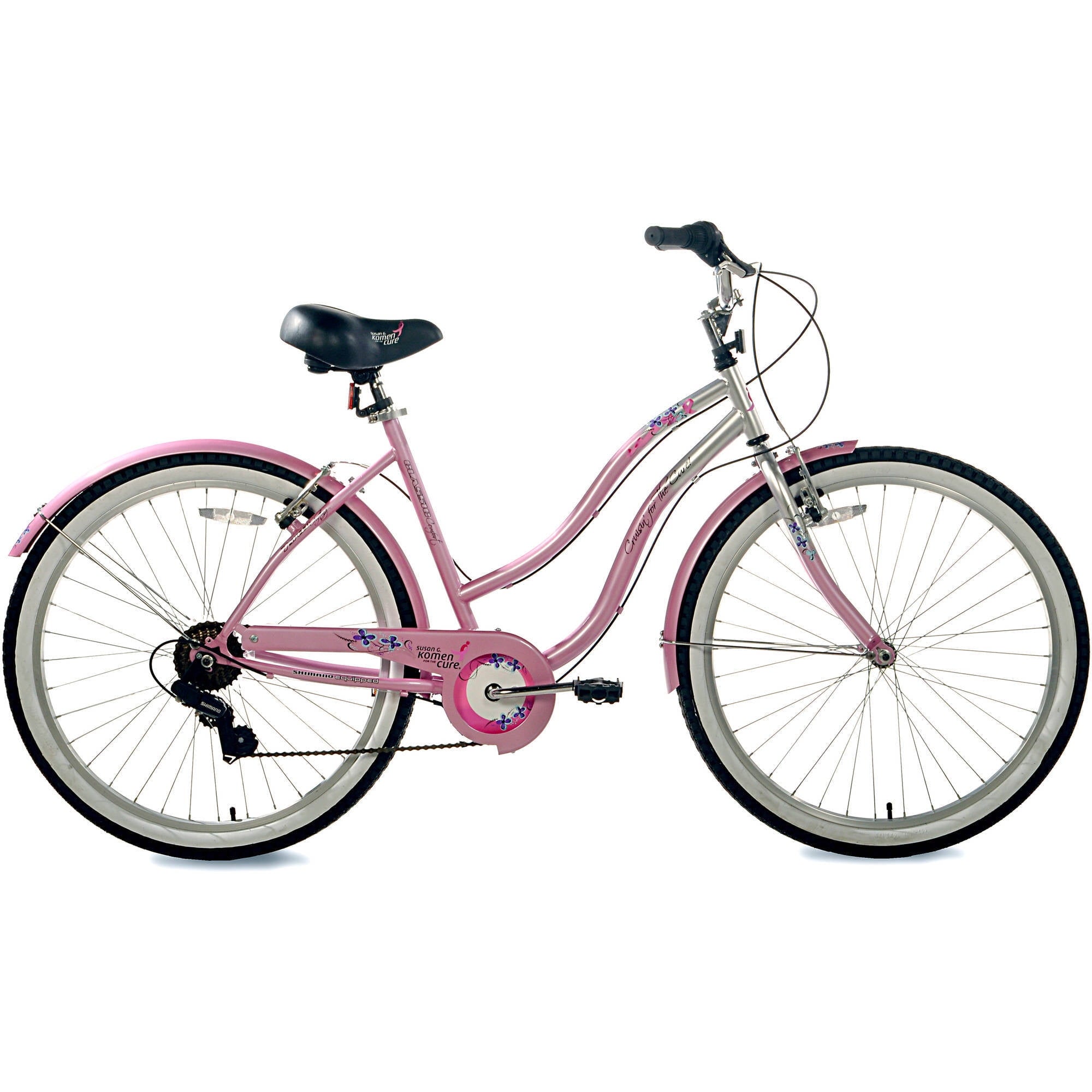 G Komen 26" Multi-Speed Cruiser Women's Bike, Pink