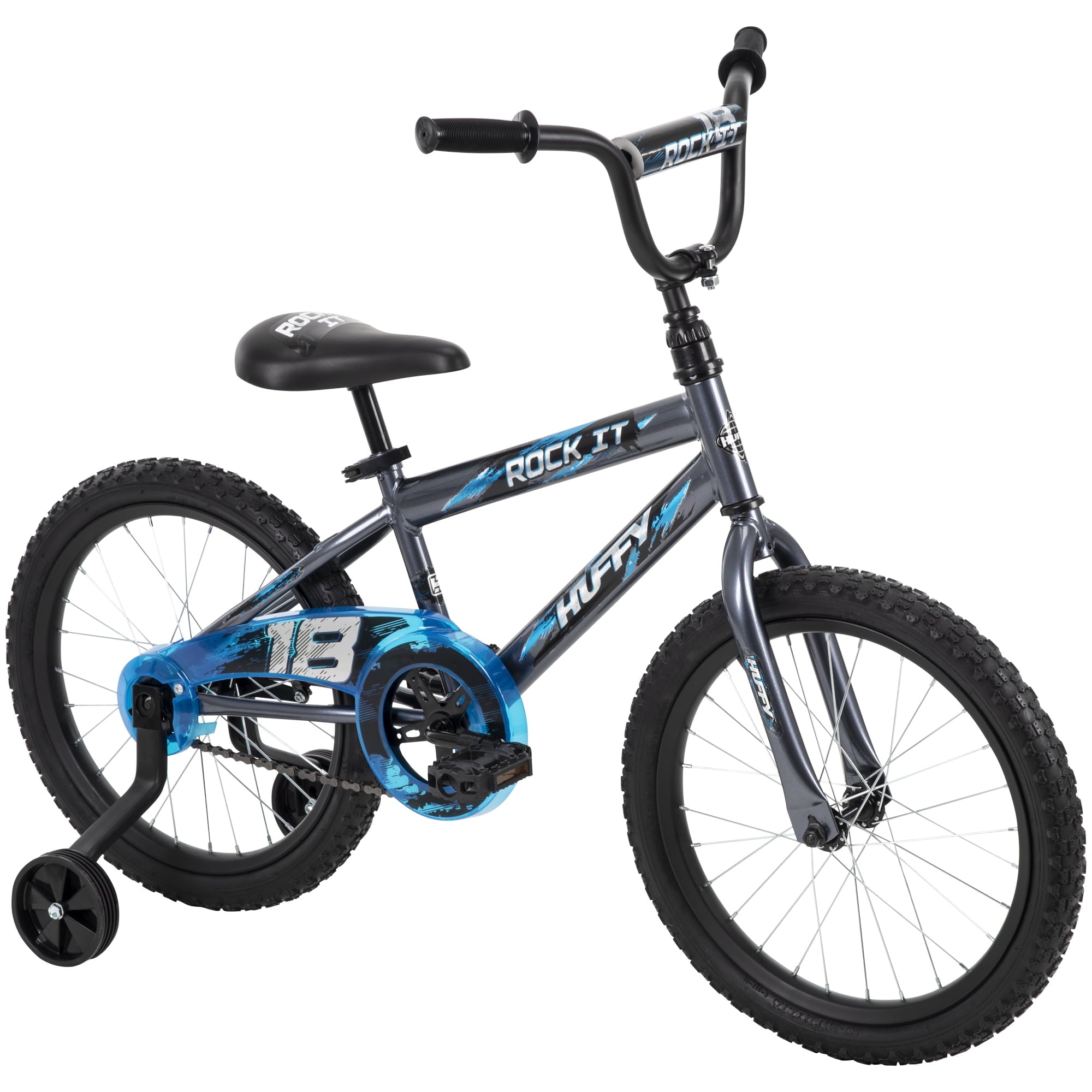 18" Rock It Boys Sidewalk Bike, Gray