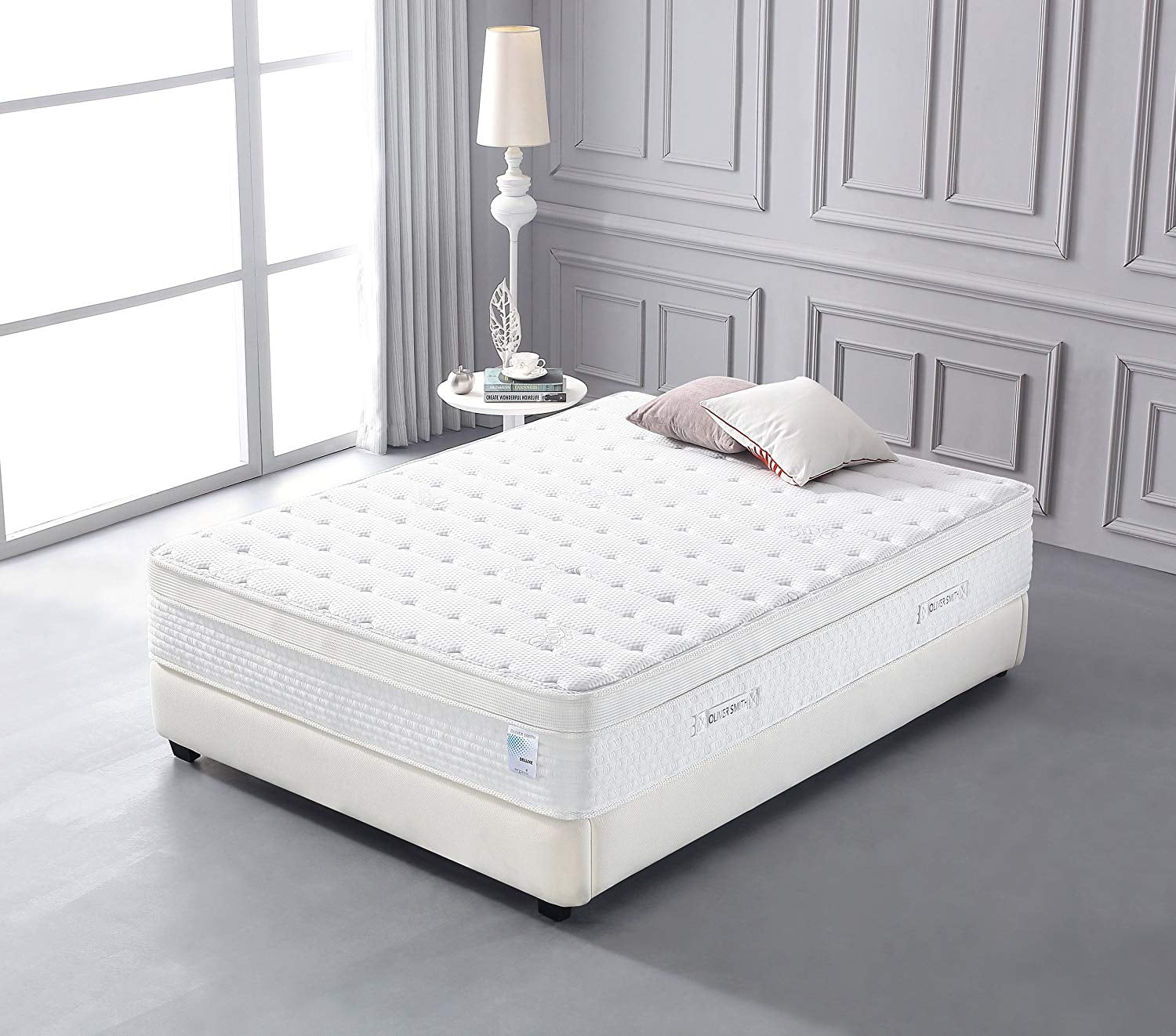 Smith? Organic 12" Spring & Foam Hybrid Mattress, Plush