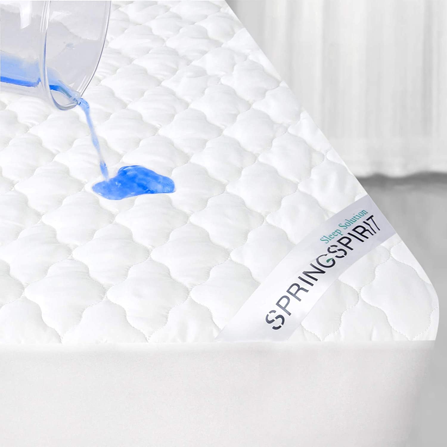 Fitted Microfiber Mattress Encasement, Full, Waterproof, Easy Care, Breathable