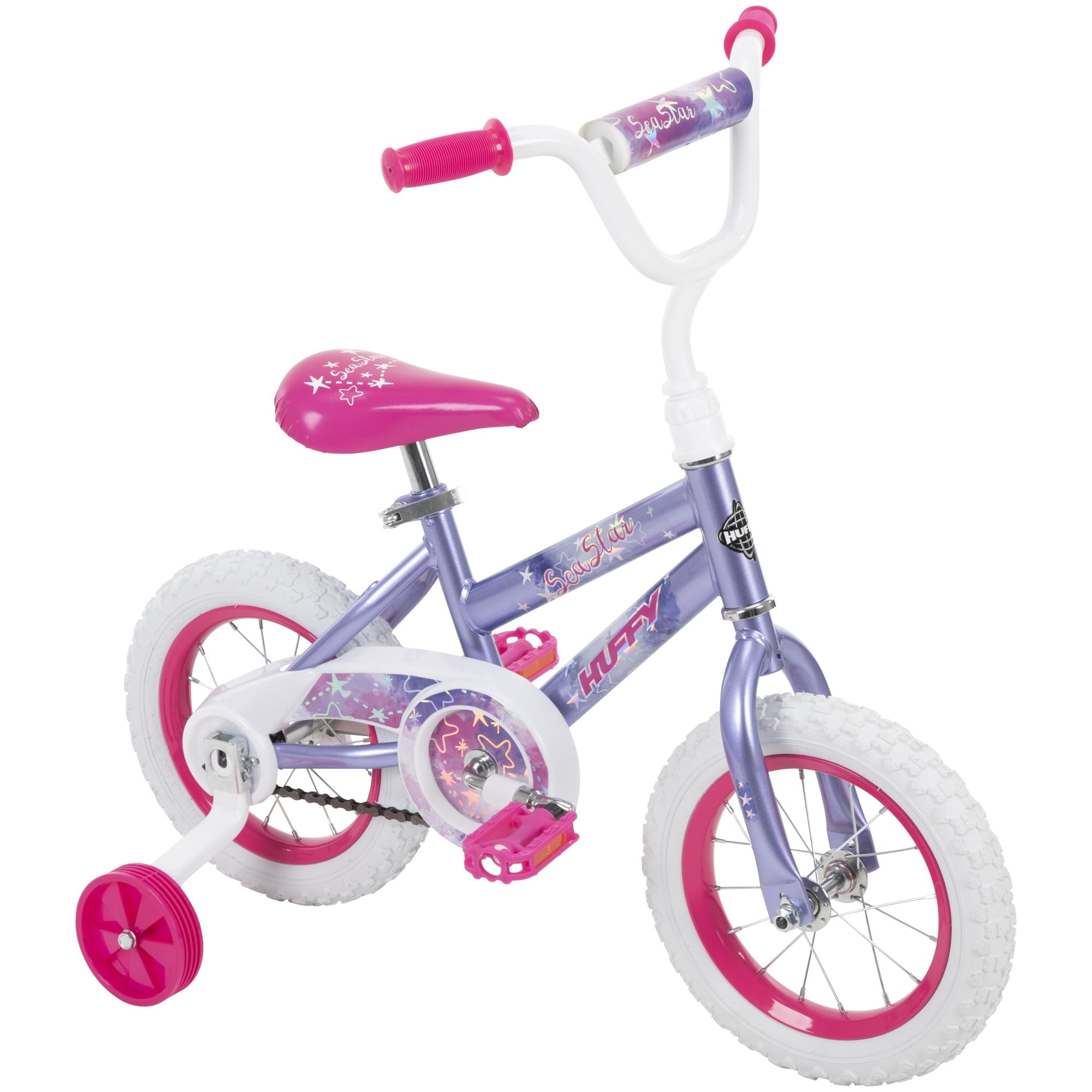 12 In. Sea Star Girl's Sidewalk Bike, Lilac Purple