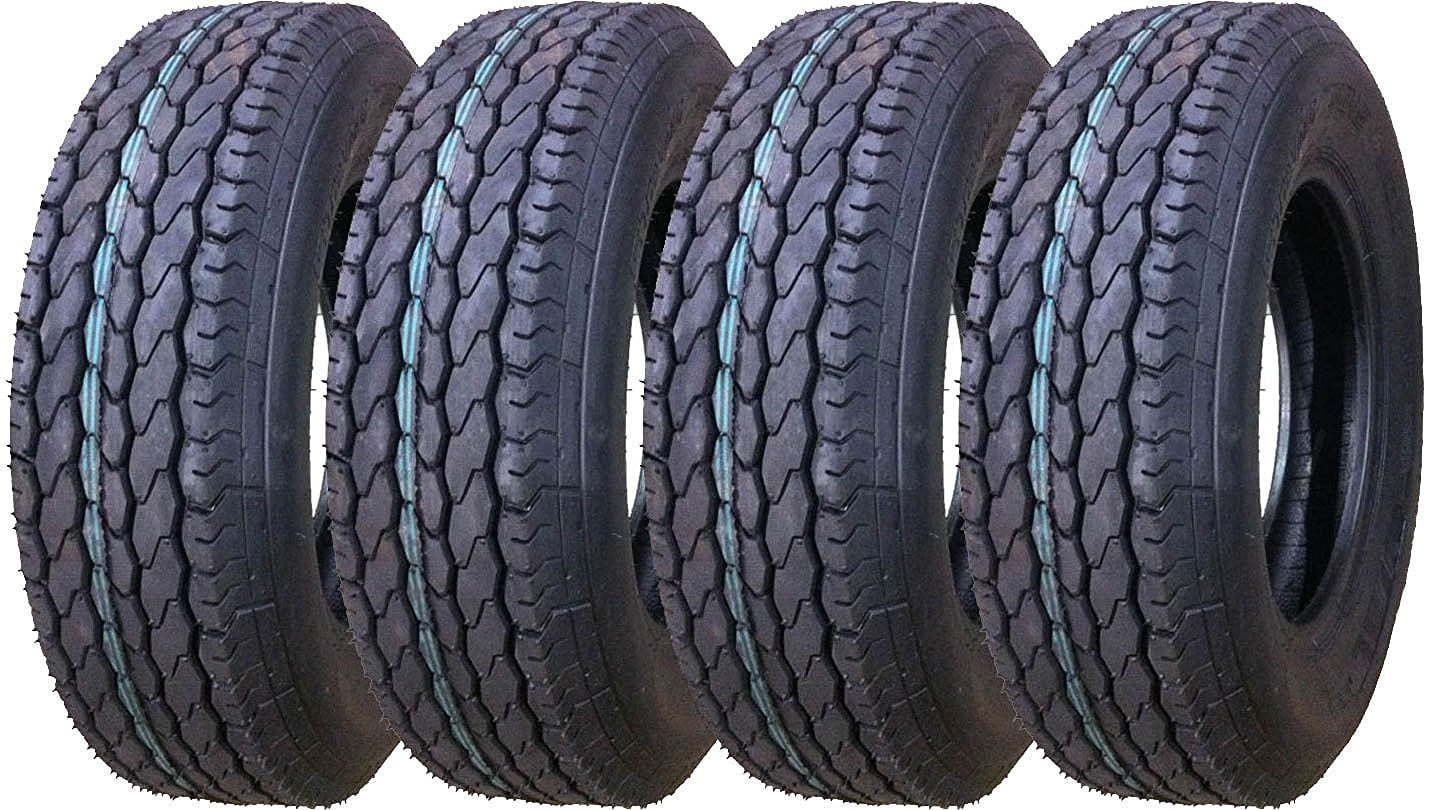 COUNTRY Trailer Tires ST 205/75D15 6 PR Load Range C - 11021, Set 4
