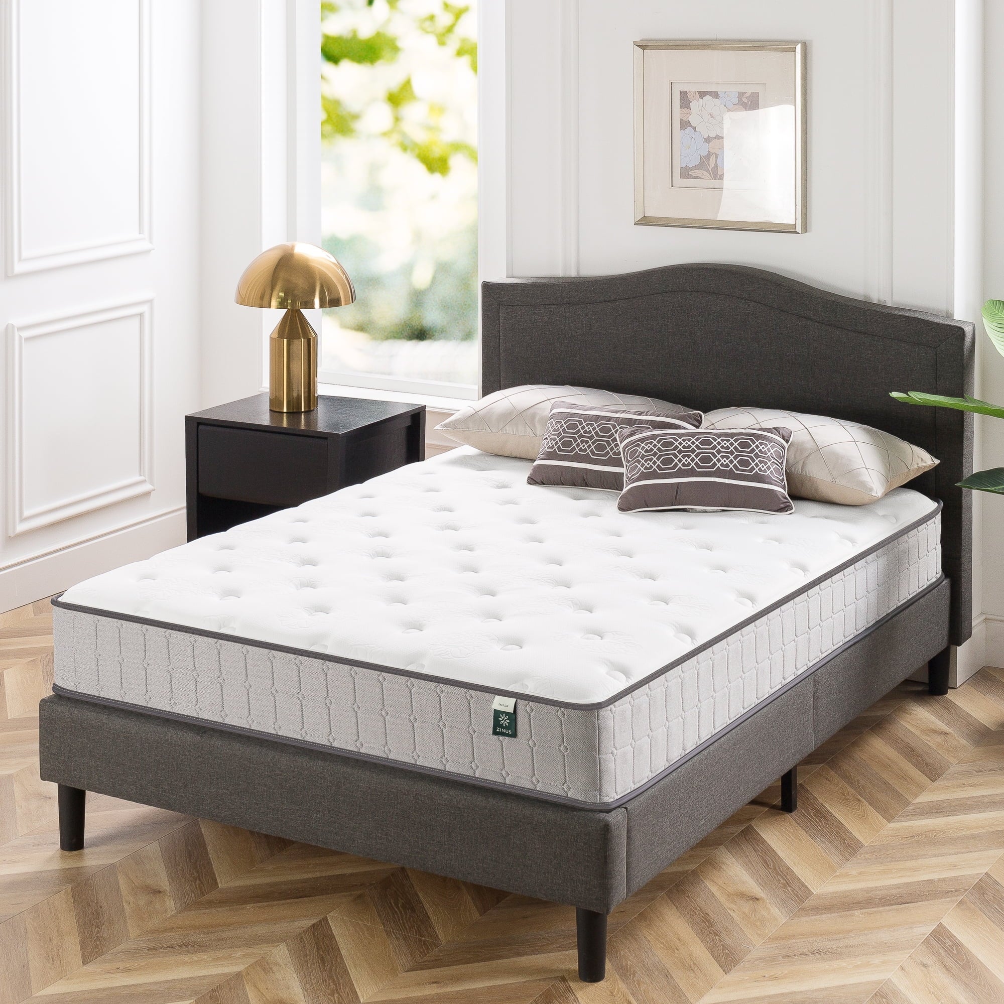 Comfort Support 10¡± Hybrid of Cooling Gel Memory Foam and Pocket Spring Mattress, Full