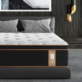 12" (H) Pocket Spring Hybrid Mattress, Queen Size Gel Infused Memory Foam Mattresses Bed in-a-Box CertiPUR-US Certified
