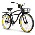 Glove 26 inch Mens Beach Cruiser Bike, Black, by Huffy