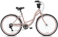 26 in. Bayside Women's Cruiser Bike, Rose Gold