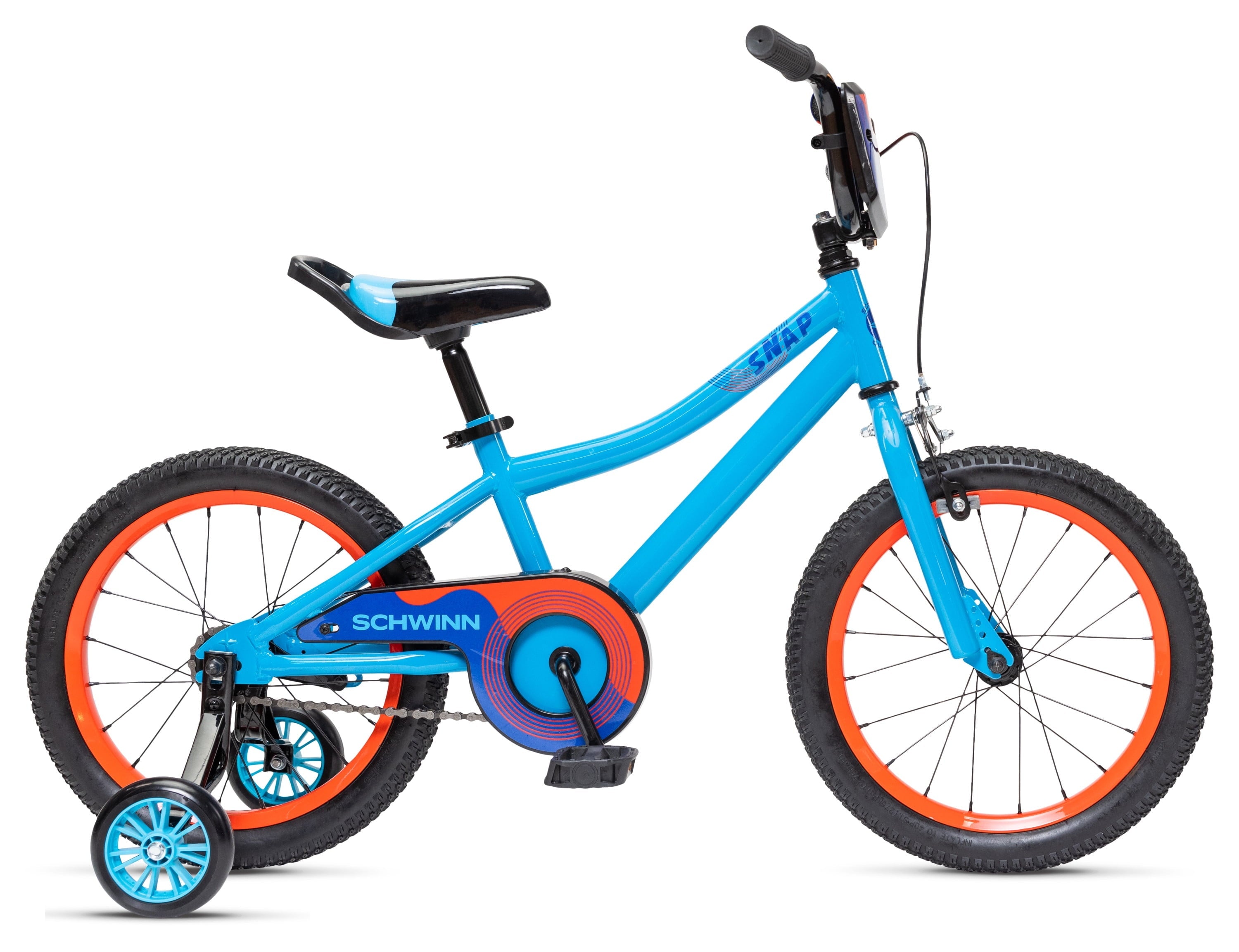 16" Snap Boys Kids Bike with Training Wheels, Blue