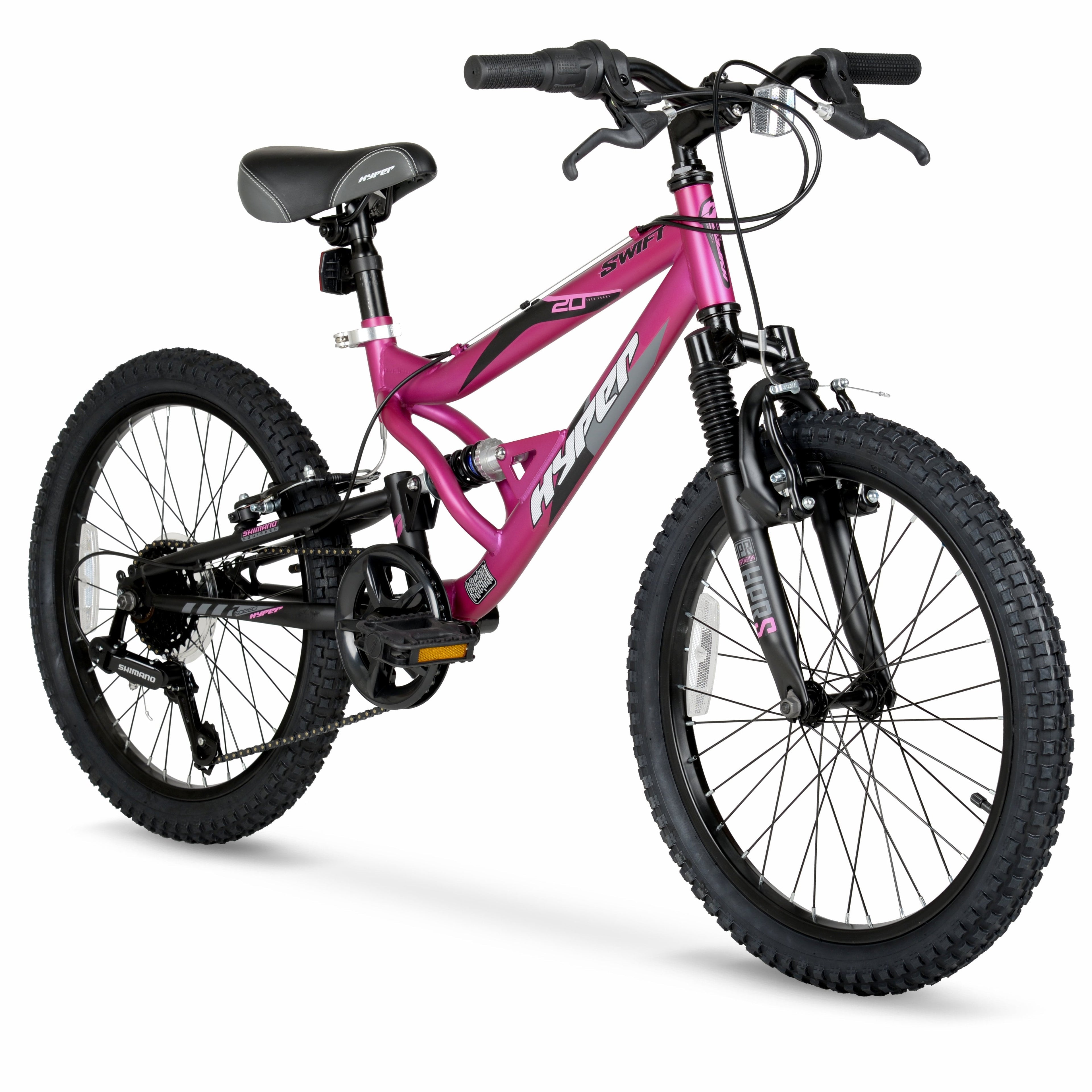Bicycle 20" Girls Swift Mountain Bike, Kids, Magenta