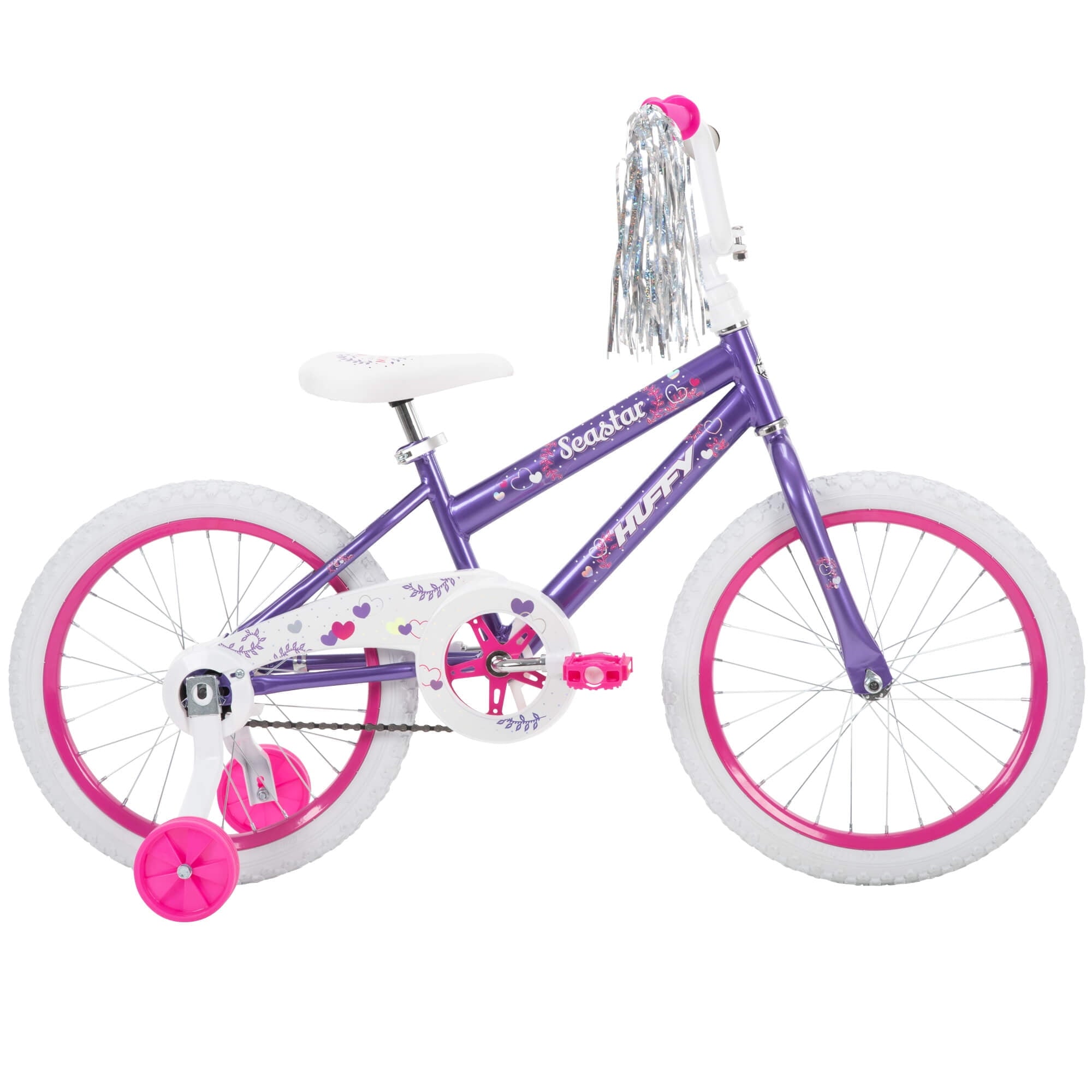 18 in. Sea Star Girl Bike, Metallic Purple
