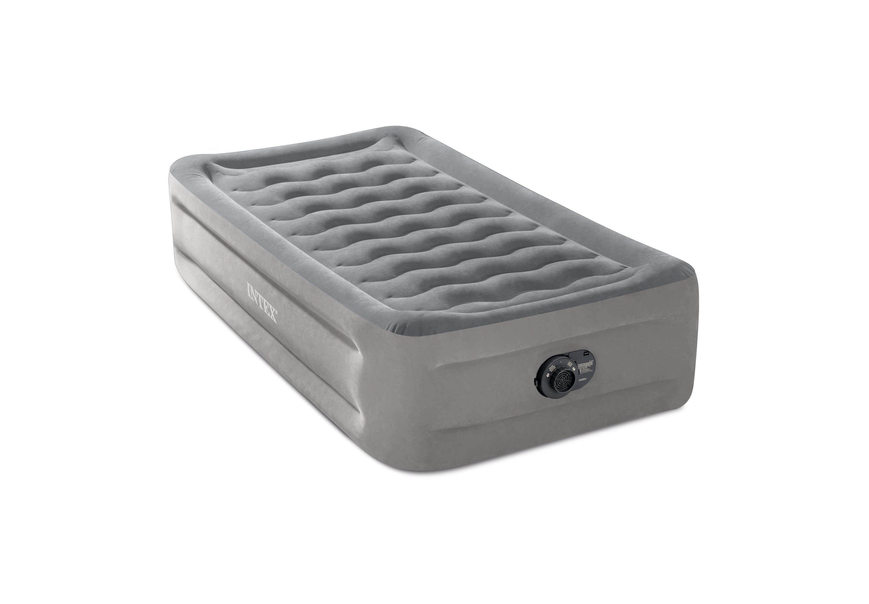 18" High Comfort Plush Raised Air Mattress Bed with Built-in Pump - Twin