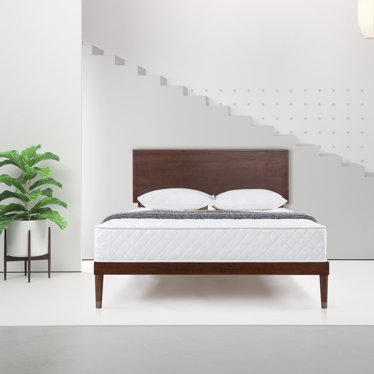 8" Quilted Hybrid of Comfort Foam and Pocket Spring Mattress, Twin