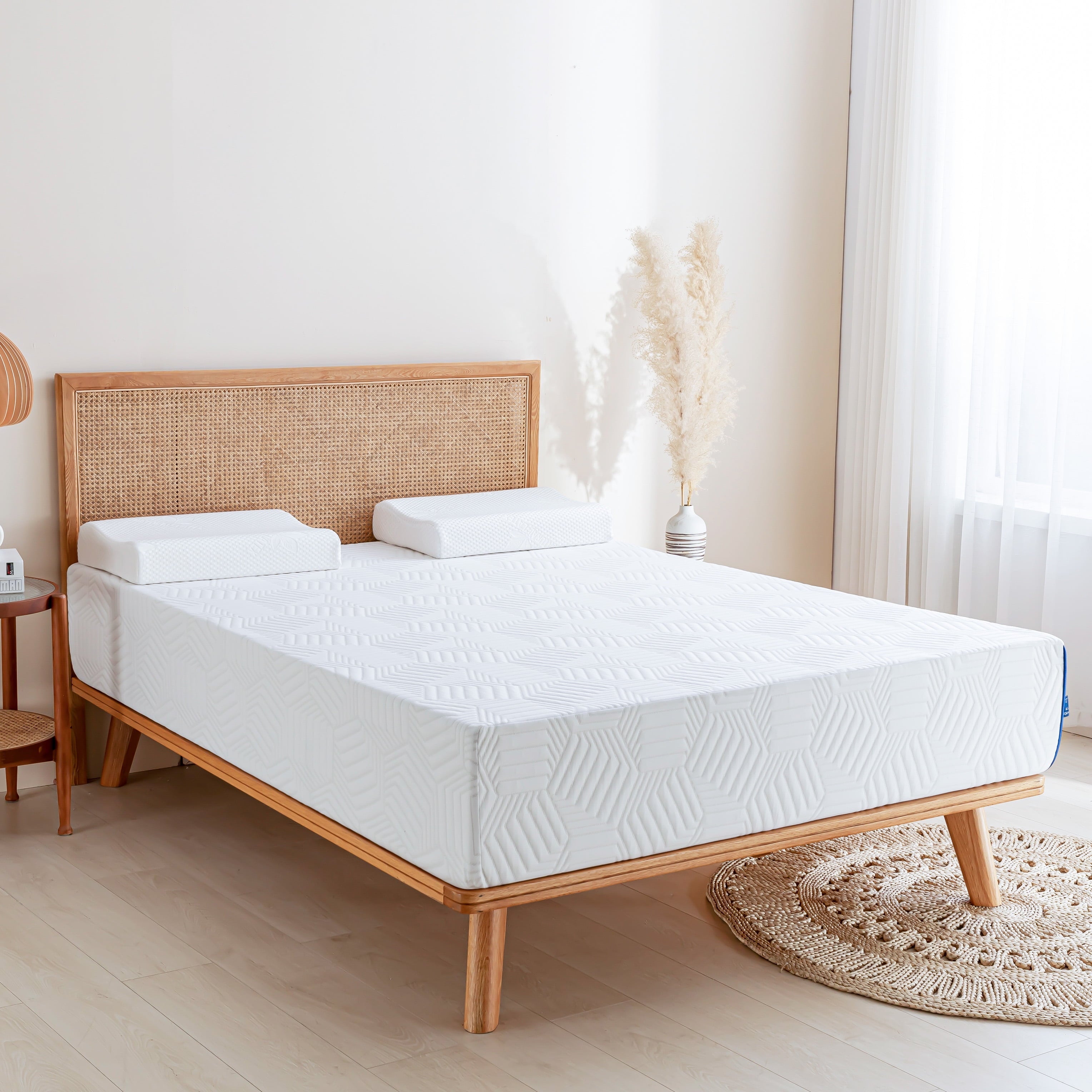 8 inch Green Tea Gel Infused Memory Foam Mattress in a Box, Twin