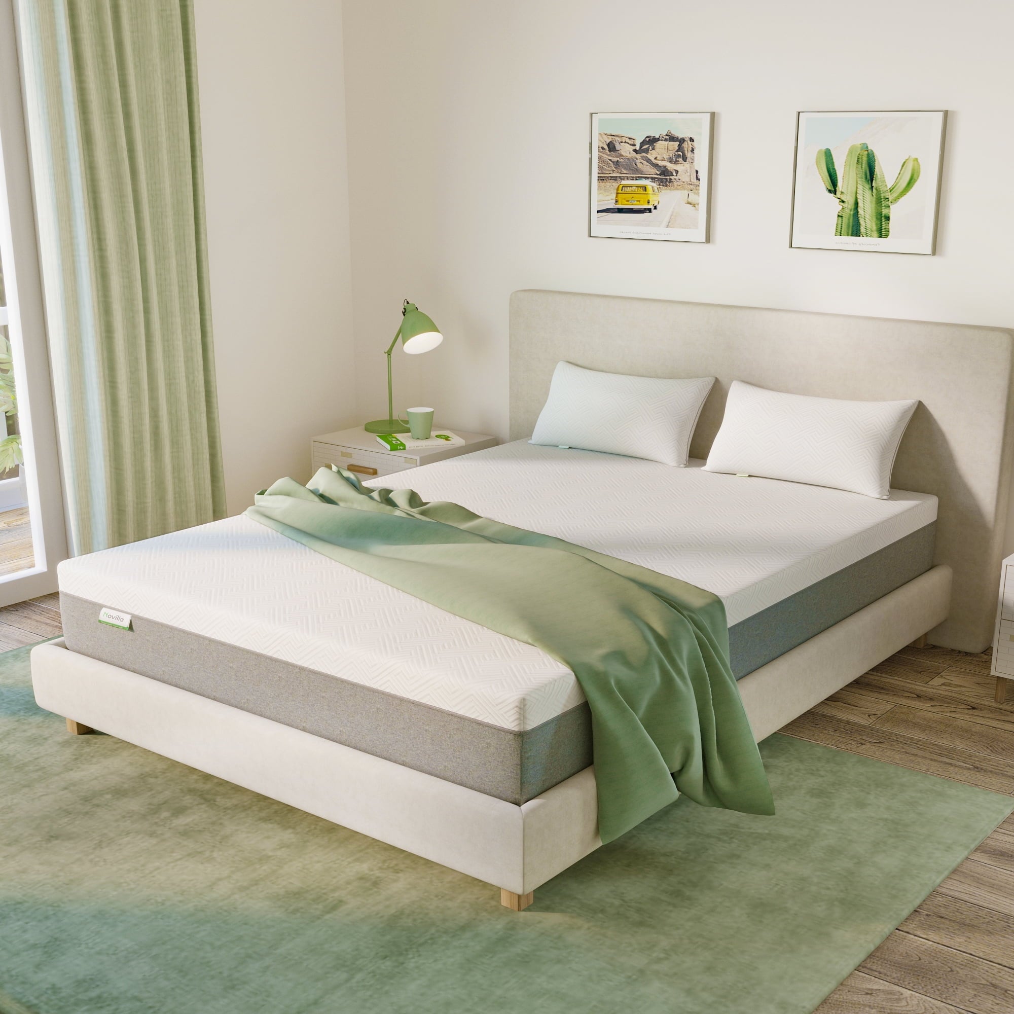12 inch Cooling Gel Memory Foam Mattress-in-a-Box, Twin Mattress