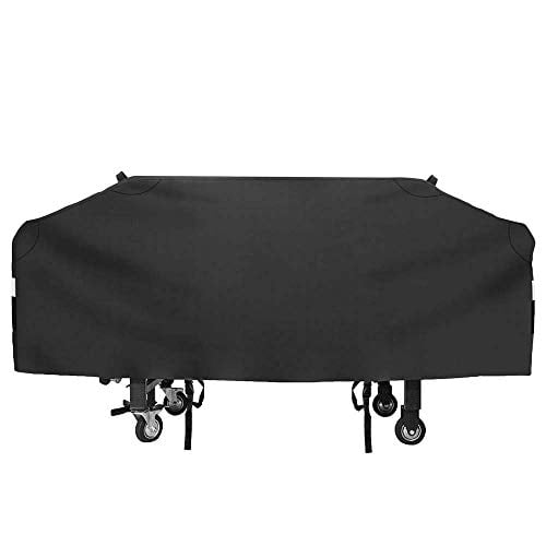 36" Grill Griddle Cover for Blackstone Outdoor Cooking Flat Top Griddle Station, Camp Chef Flat Top Grill and Most 4 Burner Flat Top Grill Griddle, 600D Heavy Duty Cover with Support Pole