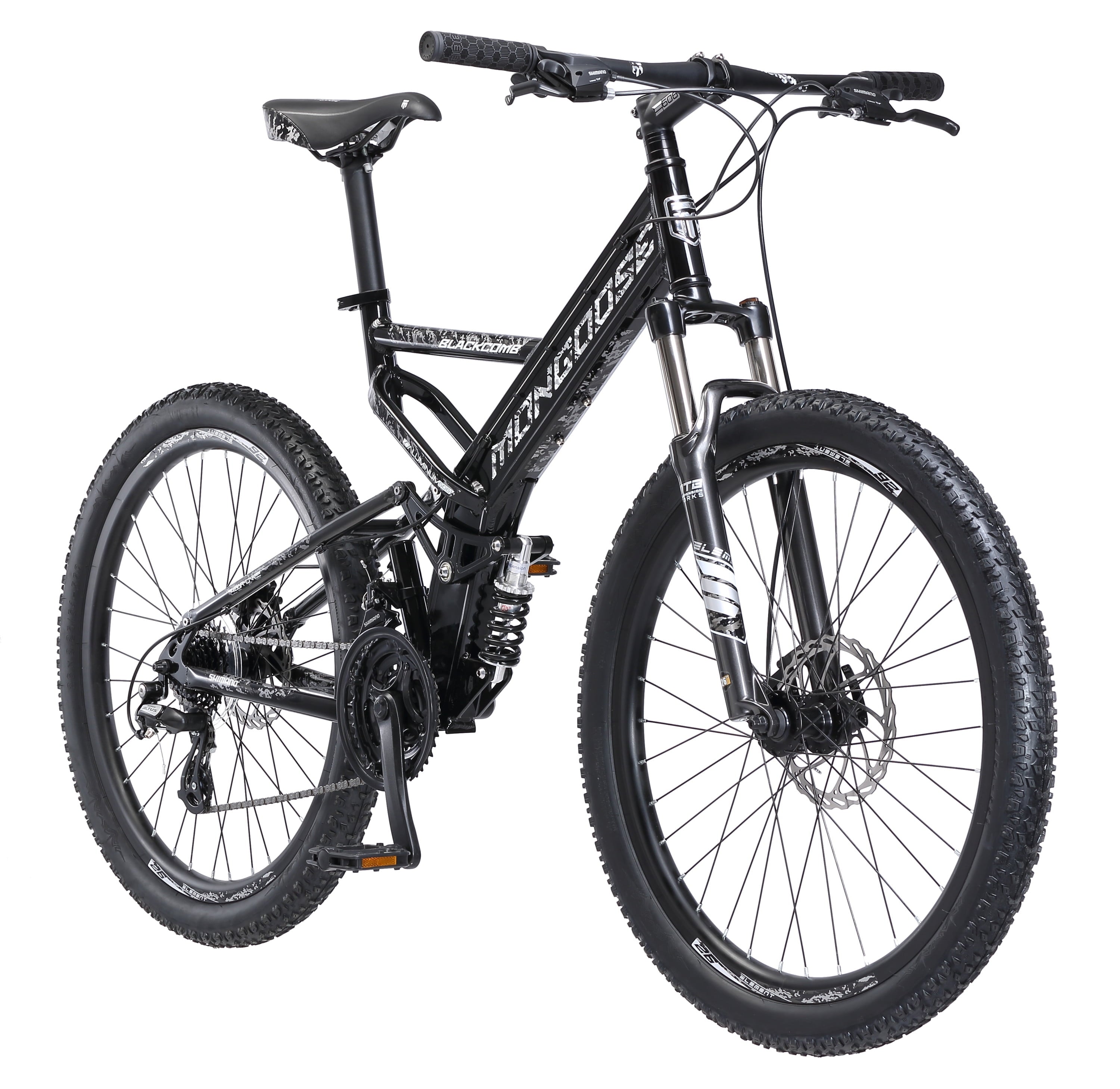 Blackcomb Mountain Bike, 26-inch wheels, 24 speeds, Black, Men's