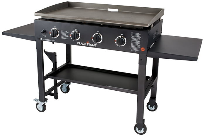 4-Burner 36" Griddle Cooking Station w/ Rear Grease Management