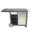 Universal Rolling Prep Cart for Portable Outdoor Griddle and Grills