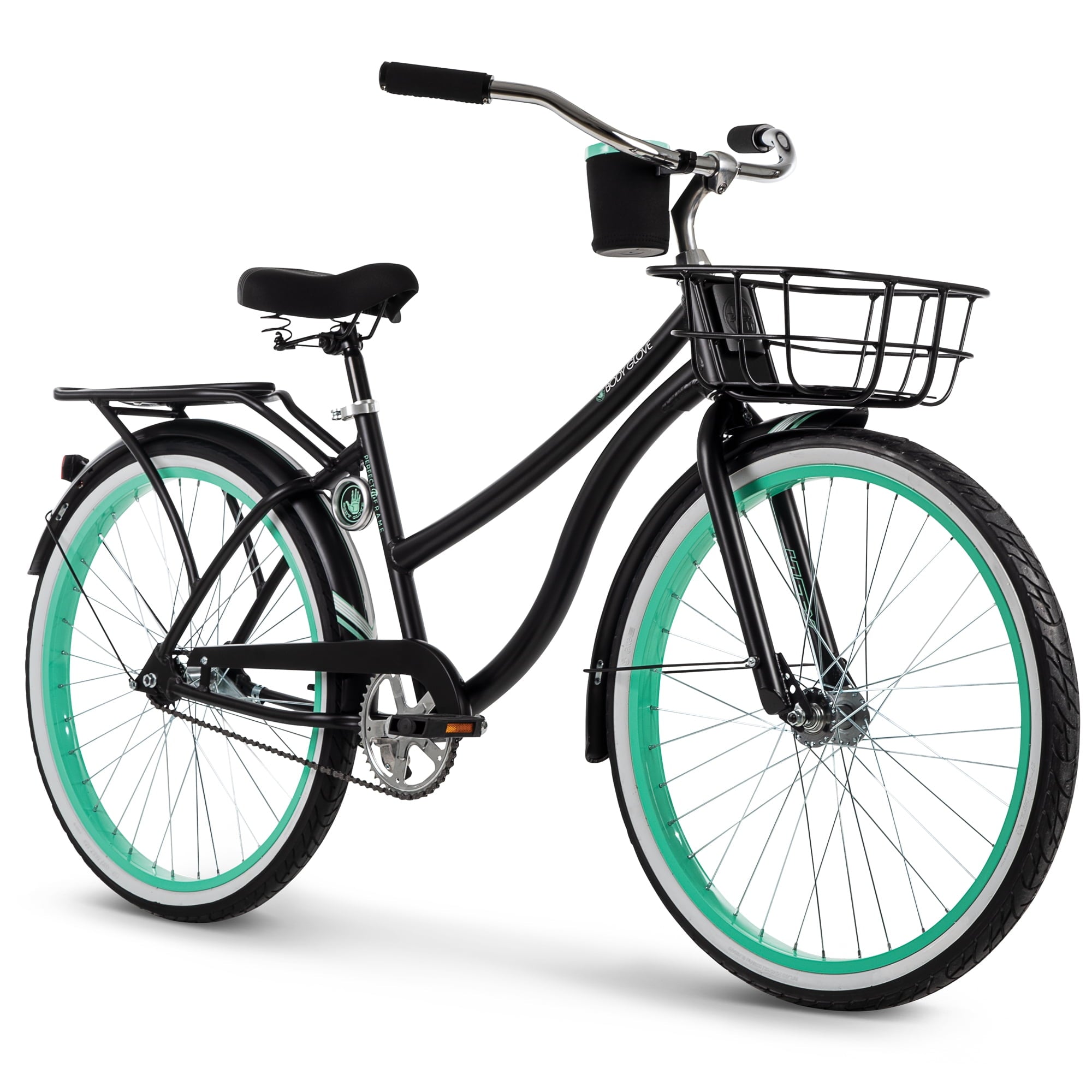 Glove 26-inch Aluminum Cruiser Bike for Women, Black, by Huffy