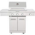 3-Burner Propane Gas Grill in Stainless Steel with Ceramic Sear Side Burner