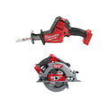 M18 FUEL 18V Lithium-Ion Brushless Cordless HACKZALL Reciprocating Saw with 7-1/4 in. Circular Saw
