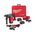M18 FUEL 18V Lithium-Ion Brushless 1 in. Cordless SDS-Plus Rotary Hammer Kit with 4-1/2 in./5 in. Grinder