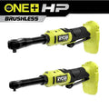 ONE+ 18V Brushless Cordless 2-Tool Combo Kit w/1/4 in Extended Reach Ratchet & 3/8 in Extended Reach Ratchet (ToolsOnly)